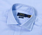 Ralph Lauren Regent Slim Fit Textured Shirt Blue