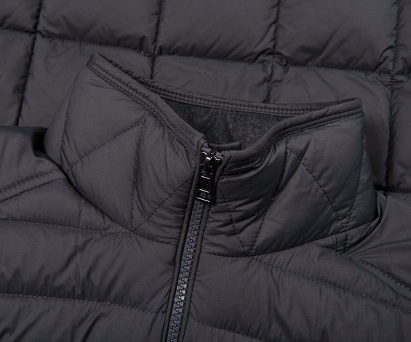Moncler Estagnour Wool Flannel Trim Gilet Grey