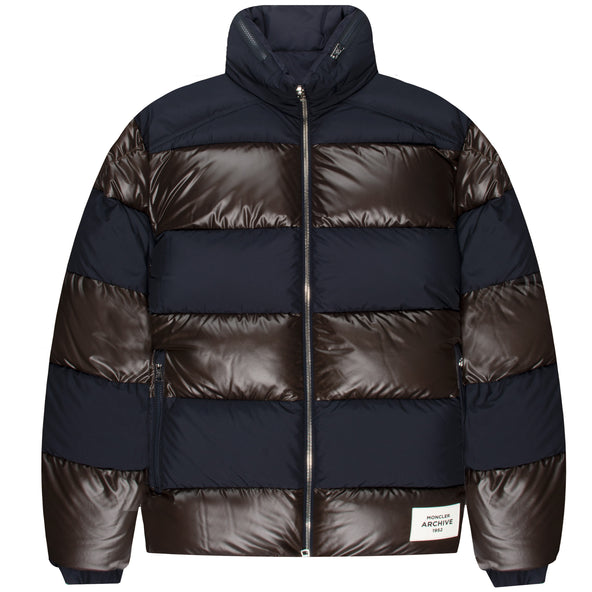 Moncler Peclet Reversible Archive Jacket Navy/Brown