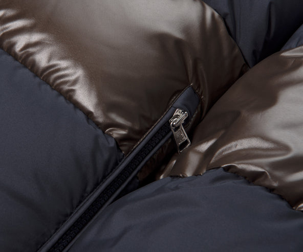 Moncler Peclet Reversible Archive Jacket Navy/Brown