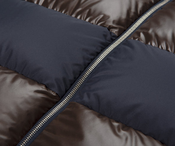 Moncler Peclet Reversible Archive Jacket Navy/Brown