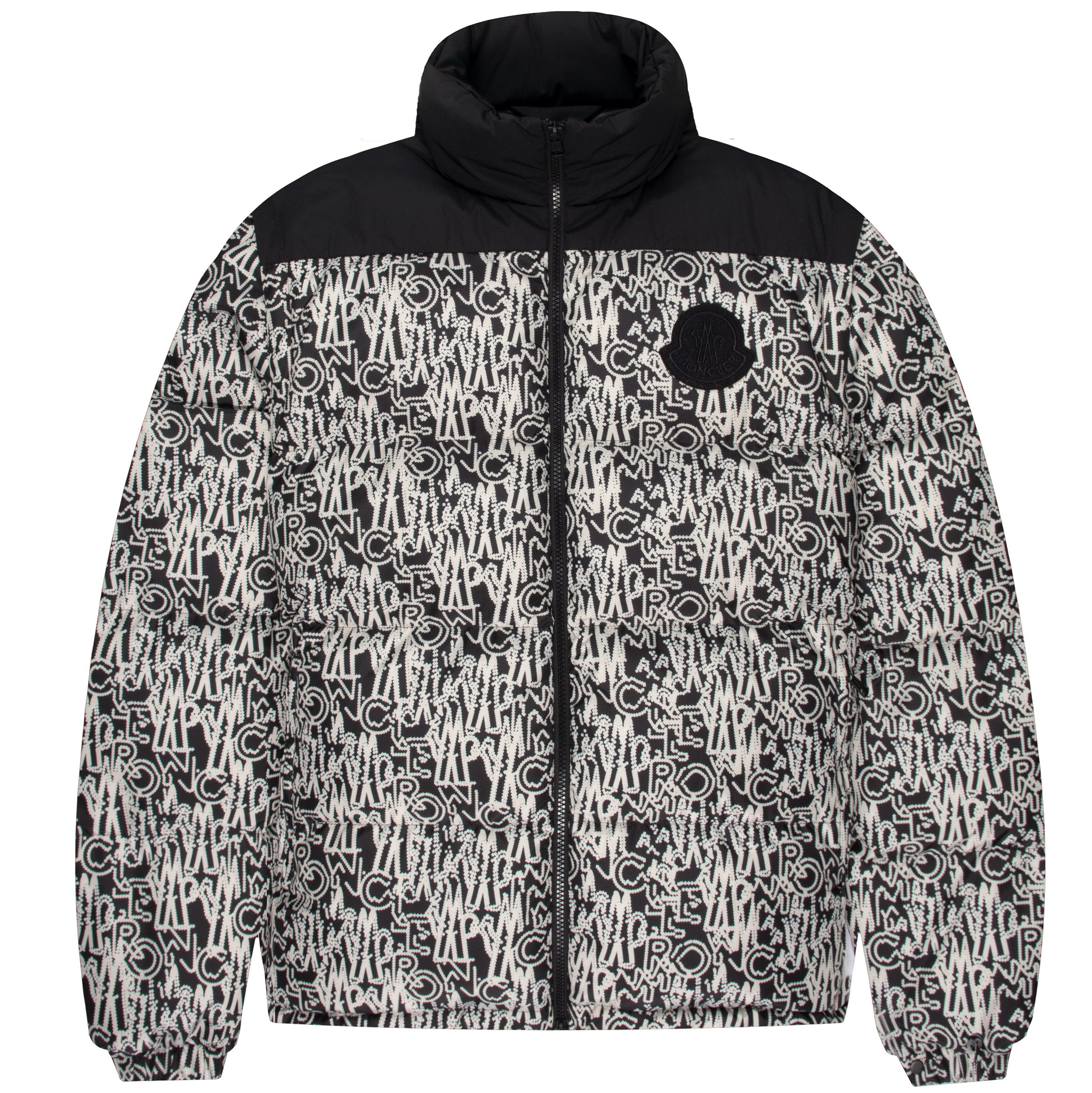 Moncler Chubasco 2 In 1 Printed Jacket Black/White