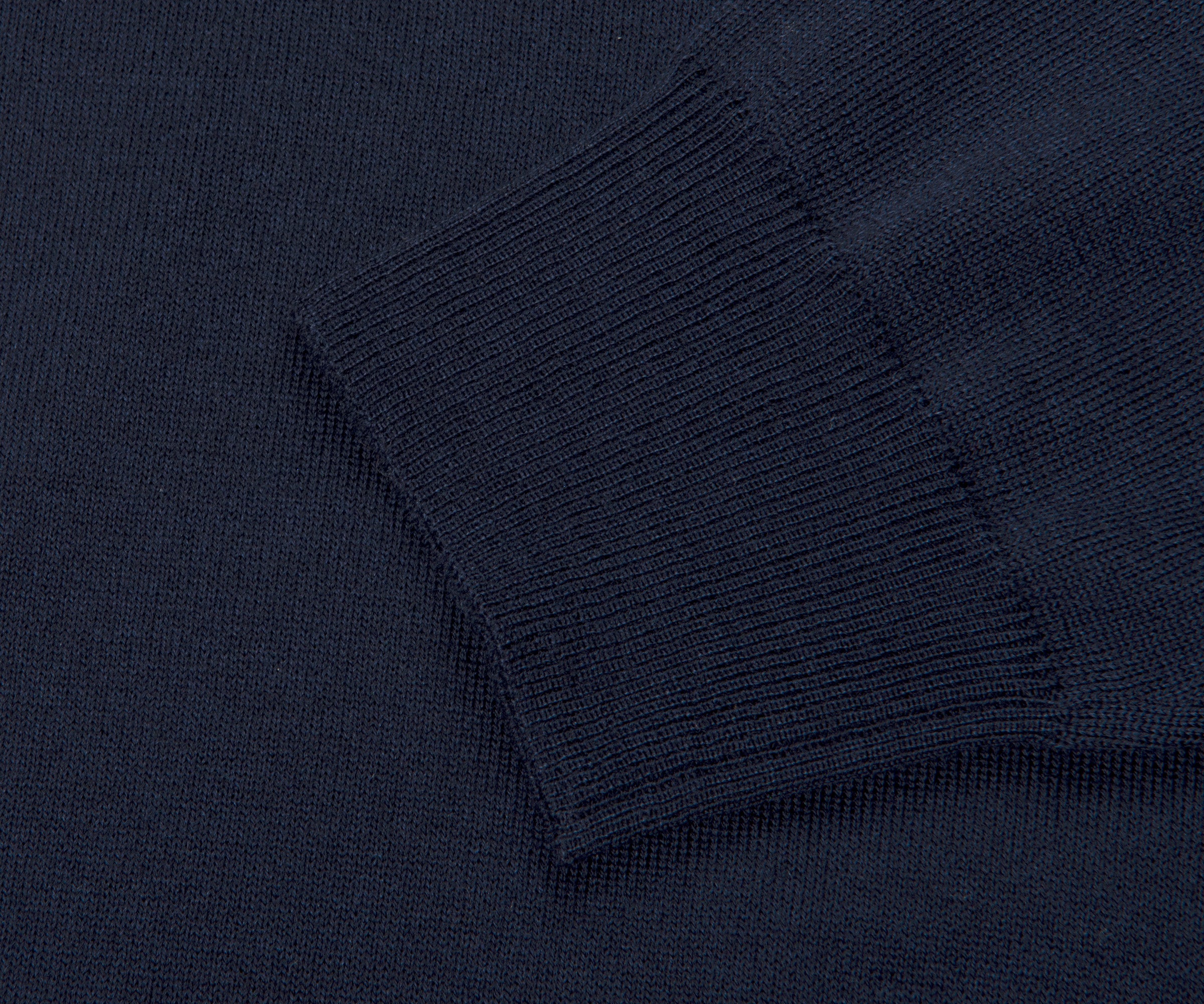 Canali Merino Wool Roll Neck Navy