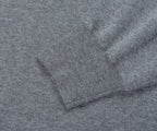 Canali Merino Wool Roll Neck Mid Grey