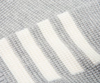 Thom Browne Linen Cotton 4-Bar Relaxed Fit Polo Grey