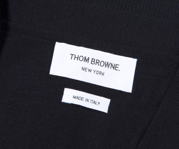 Thom Browne Classic V neck Cardigan In Fine merino Woll Fun Mix