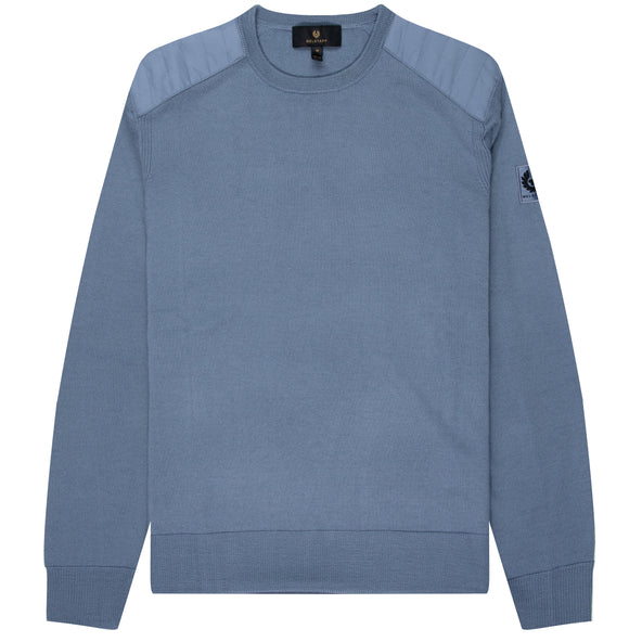 Belstaff  Kerrigan Crewneck Knit Flint Blue