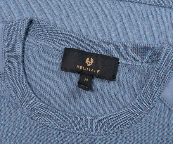 Belstaff  Kerrigan Crewneck Knit Flint Blue