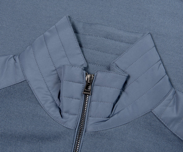 Belstaff  Kelby Zip Cardigan Blue Flint