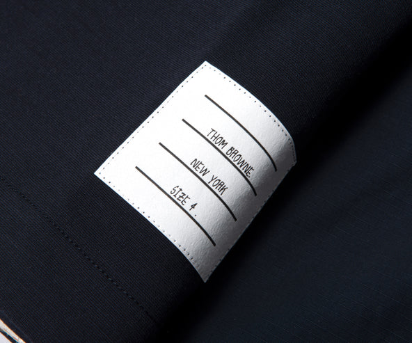 Thom Browne 1/4 Zip Lightweight Smock Navy