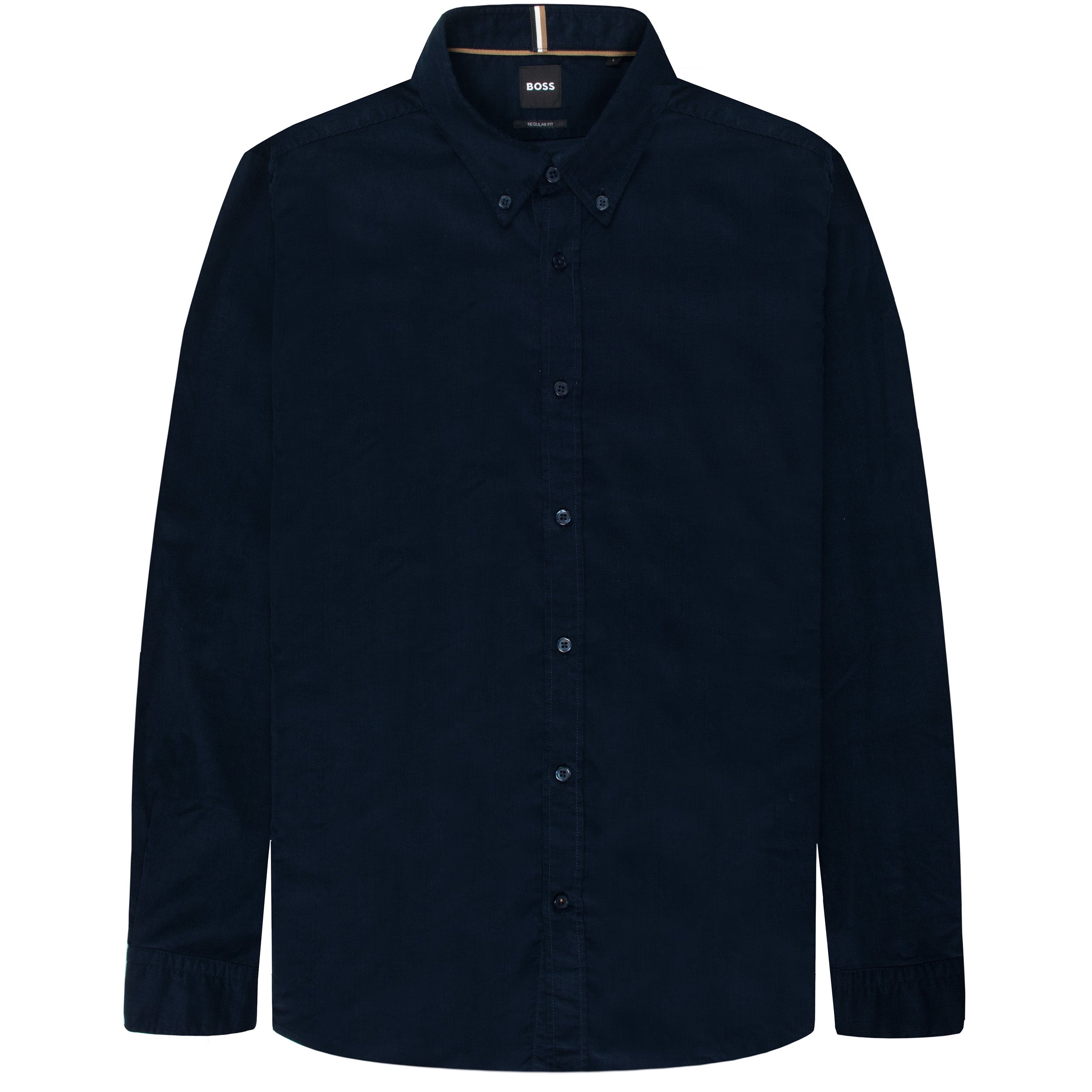 BOSS C-Liam Fine Cord LS Shirt Navy