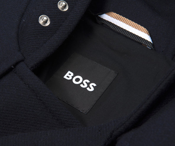 BOSS H-Clay Duffle Coat Navy