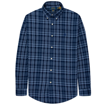 Polo Ralph Lauren Brushed Cotton checked Shirt Blue Multi