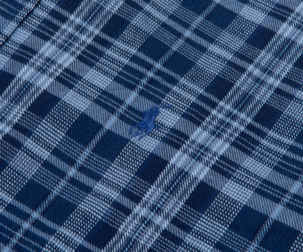 Polo Ralph Lauren Brushed Cotton checked Shirt Blue Multi