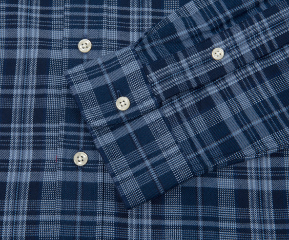 Polo Ralph Lauren Brushed Cotton checked Shirt Blue Multi
