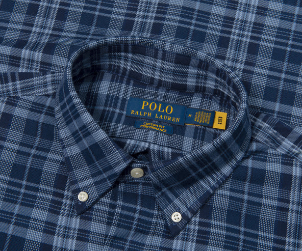 Polo Ralph Lauren Brushed Cotton checked Shirt Blue Multi