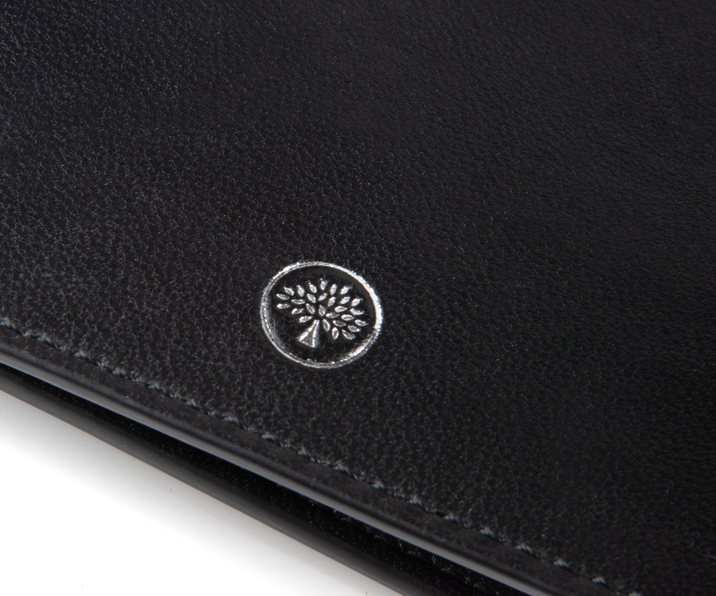 Mulberry Coin Grained Leather 8 Card Wallet Black