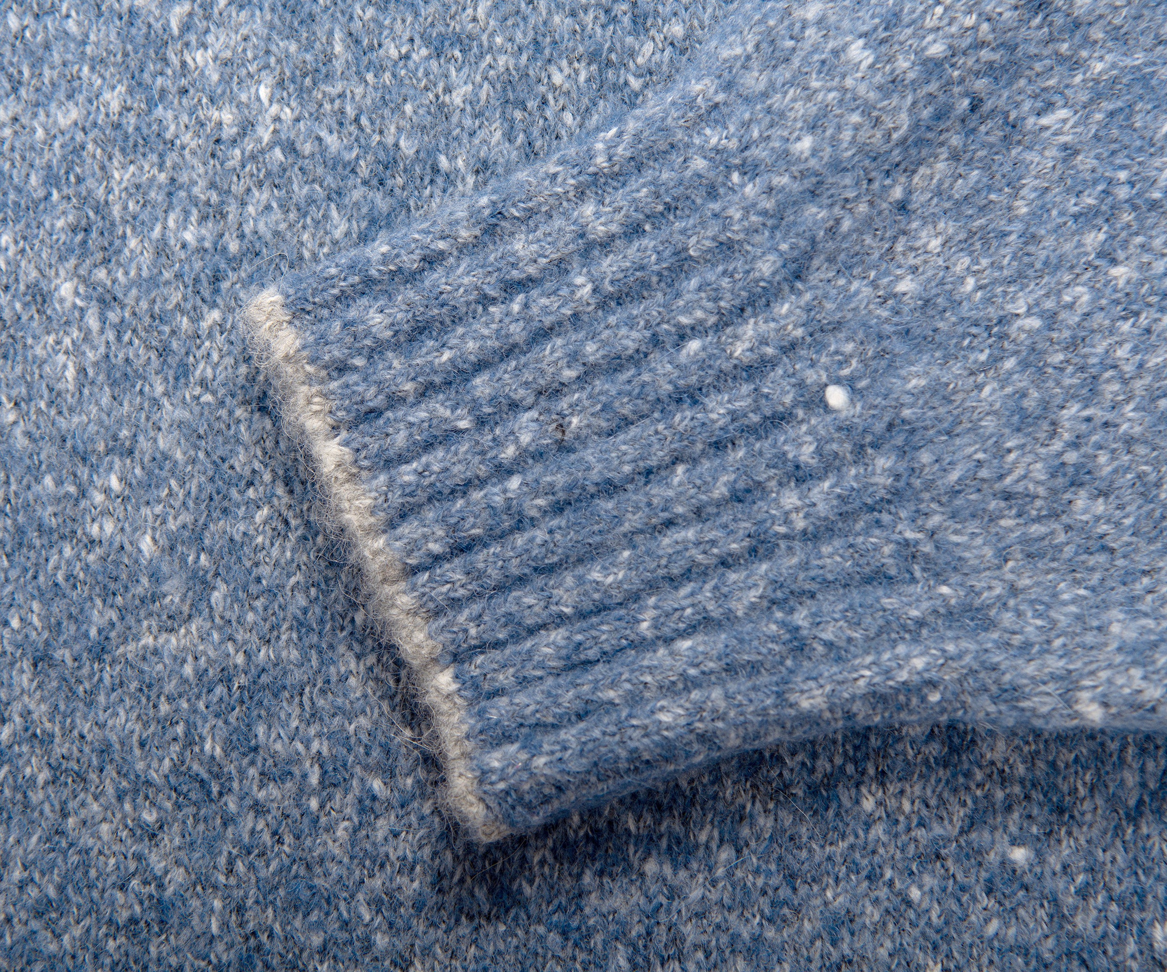 BRUNELLO CUCINELLI Wool Roll Neck Jumper Blue