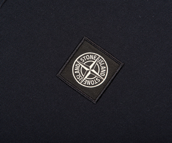 Stone Island Slim Fit SS Stretch Piqué Polo Navy
