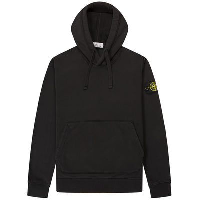 Stone Island Garment Dyed Hooded Sweatshirt Navy