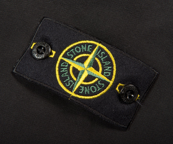 Stone Island Garment Dyed Hooded Sweatshirt Navy