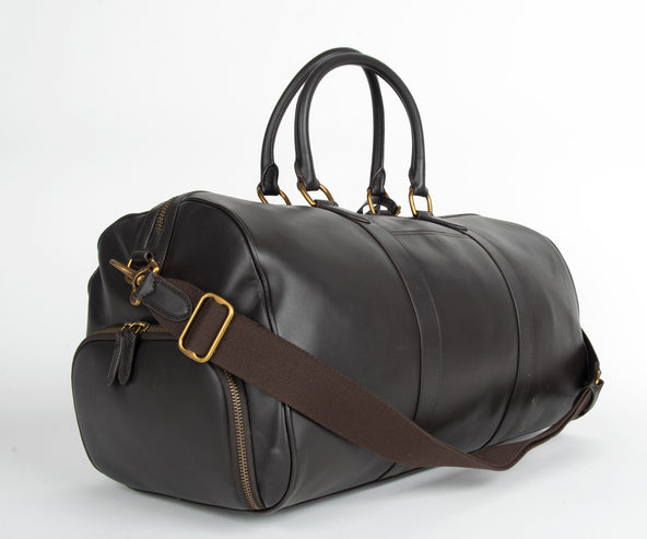Polo Ralph Lauren Leather Duffel Dark Brown