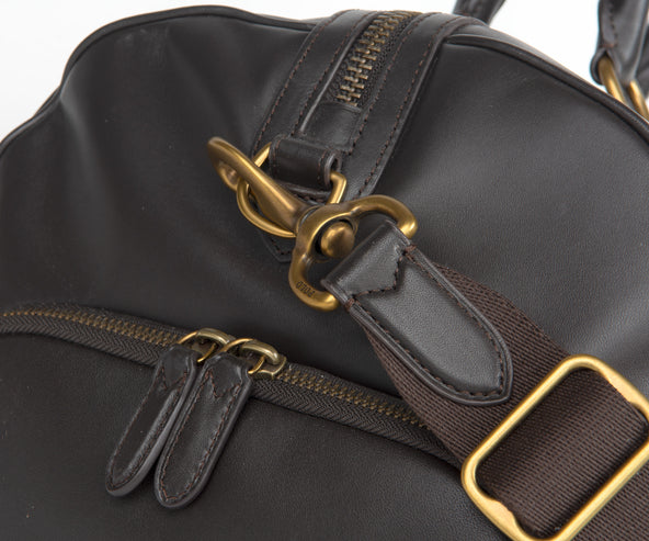 Polo Ralph Lauren Leather Duffel Dark Brown