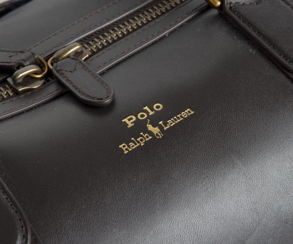 Polo Ralph Lauren Leather Duffel Dark Brown