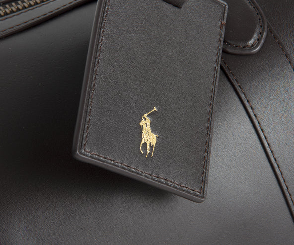 Polo Ralph Lauren Leather Duffel Dark Brown