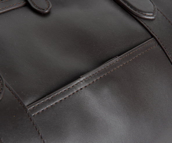 Polo Ralph Lauren Leather Duffel Dark Brown