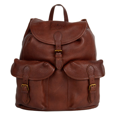 Polo Ralph Lauren Heritage Double Pocket leather Blackpack British Tan