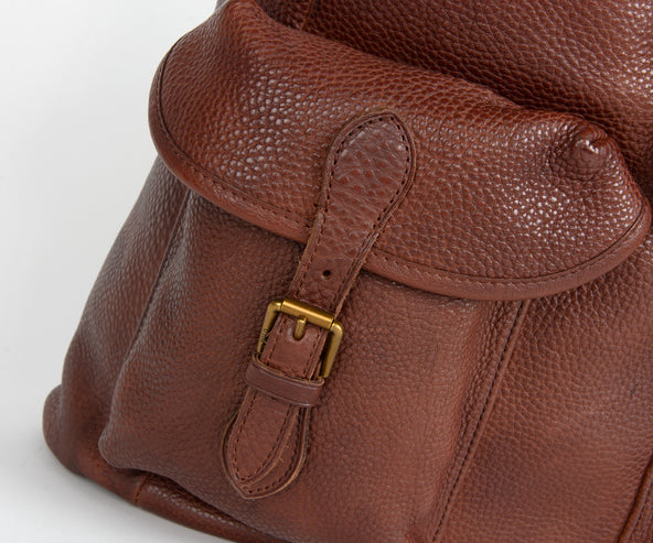 Polo Ralph Lauren Heritage Double Pocket leather Blackpack British Tan