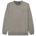 Ralph Lauren Classic Logo Crewneck Knit Fawn Grey Heather