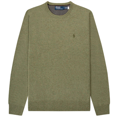 Polo Ralph Lauren Classic Logo Crewneck Knit Woodland Heather