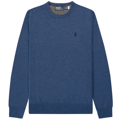 Polo Ralph Lauren Classic Logo Crewneck Knit Rustic Navy Heather