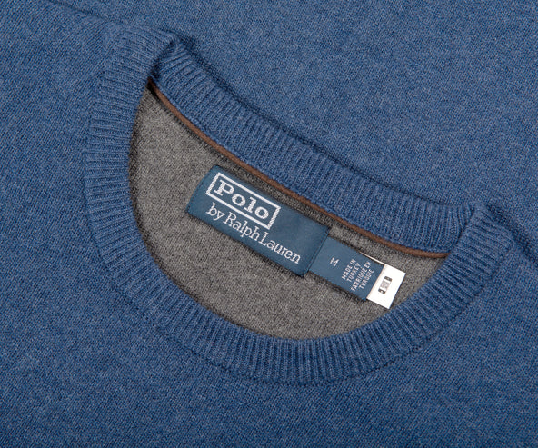 Polo Ralph Lauren Classic Logo Crewneck Knit Rustic Navy Heather