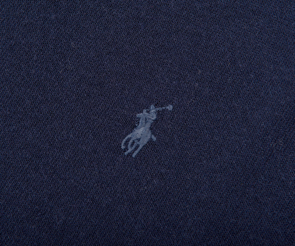 Polo Ralph Lauren Slim Fit Washable Wool V-Neck Sweater Hunter Navy