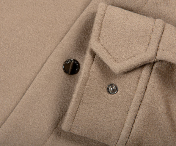 Emporio Armani Pure Virgin Wool Blouson Beige