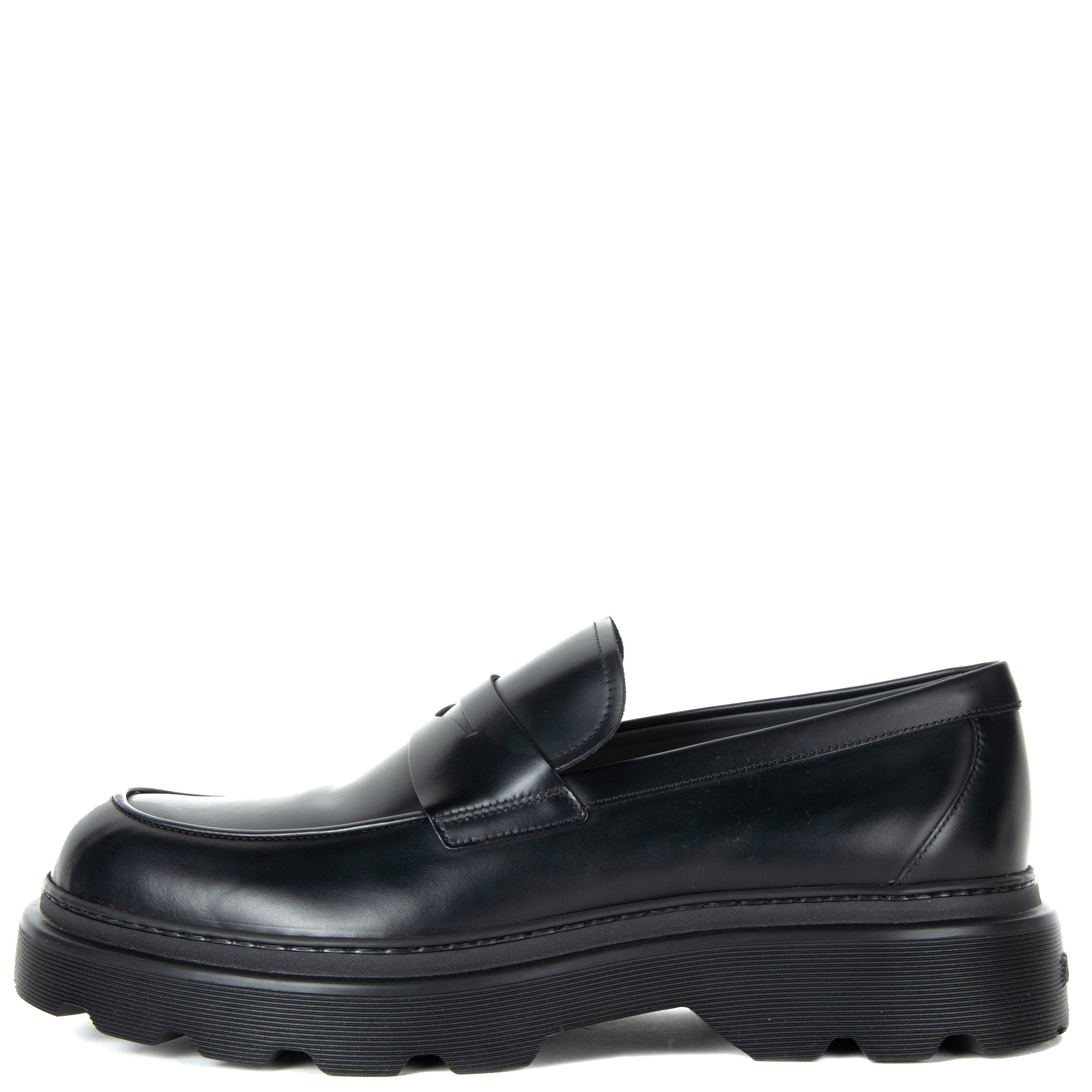 Tods Mocassino Classic Chunky Loafer Black