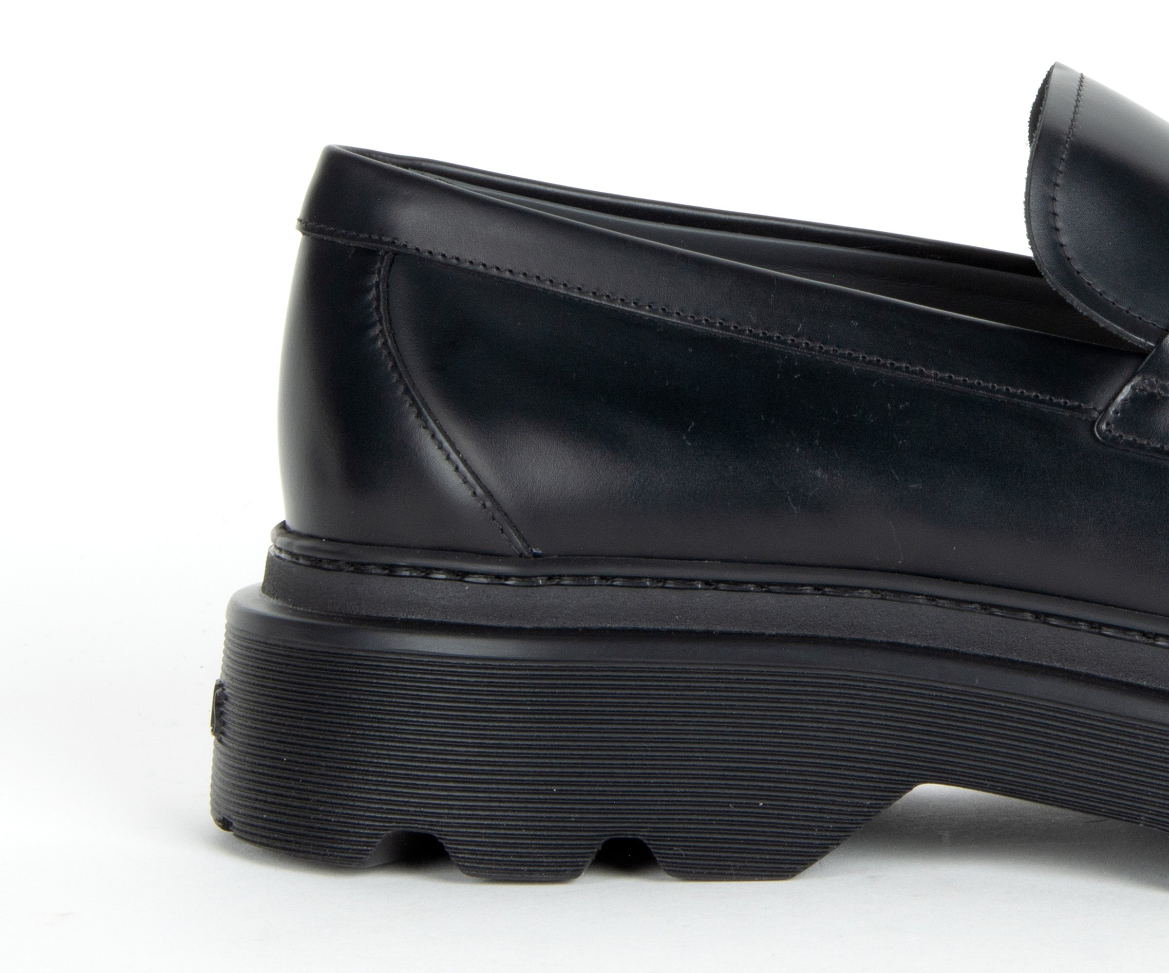Tods Mocassino Classic Chunky Loafer Black