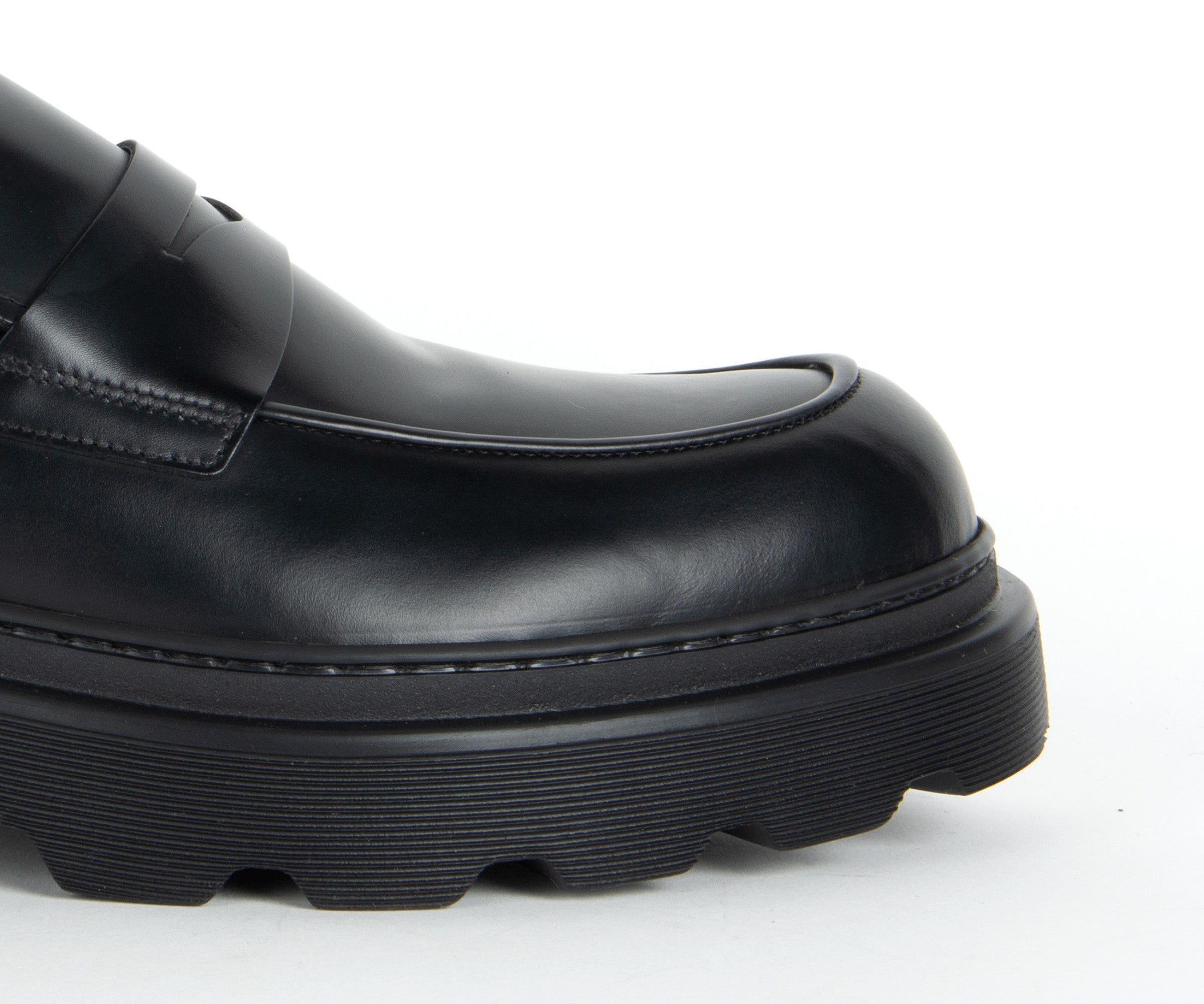 Tods Mocassino Classic Chunky Loafer Black