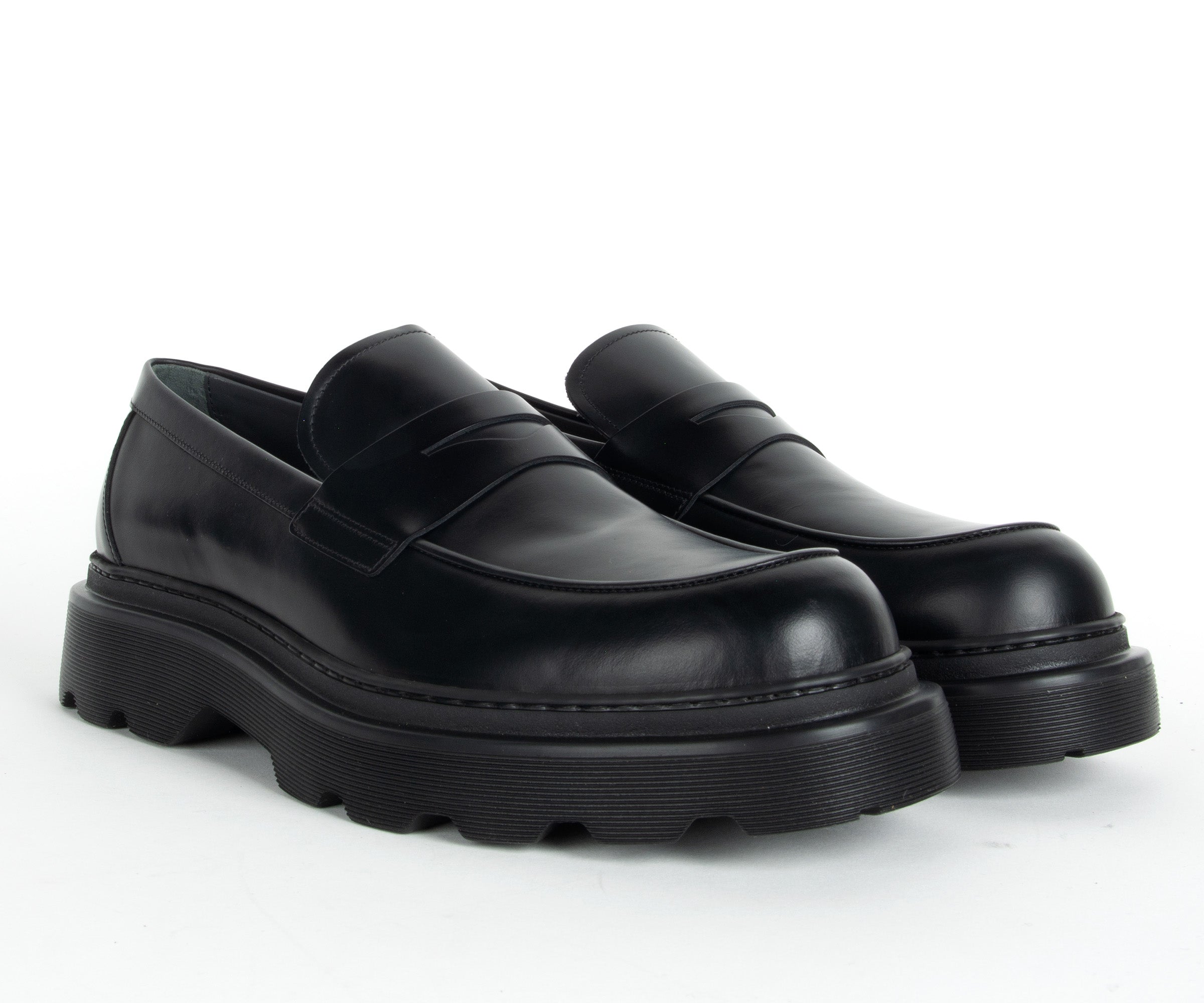 Tods Mocassino Classic Chunky Loafer Black