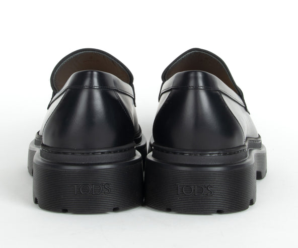 Tods Mocassino Classic Chunky Loafer Black