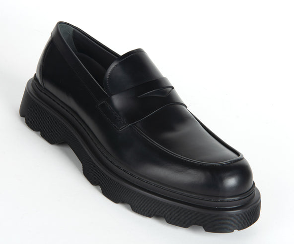Tods Mocassino Classic Chunky Loafer Black