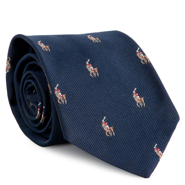 Polo Ralph Lauren Polo Logo Tie Navy