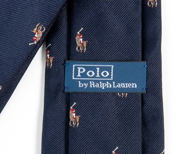 Polo Ralph Lauren Polo Logo Tie Navy