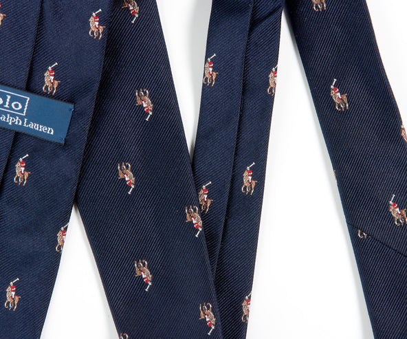 Polo Ralph Lauren Polo Logo Tie Navy