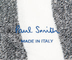 Paul Smith Barry Linen Striped Sock Grey/White