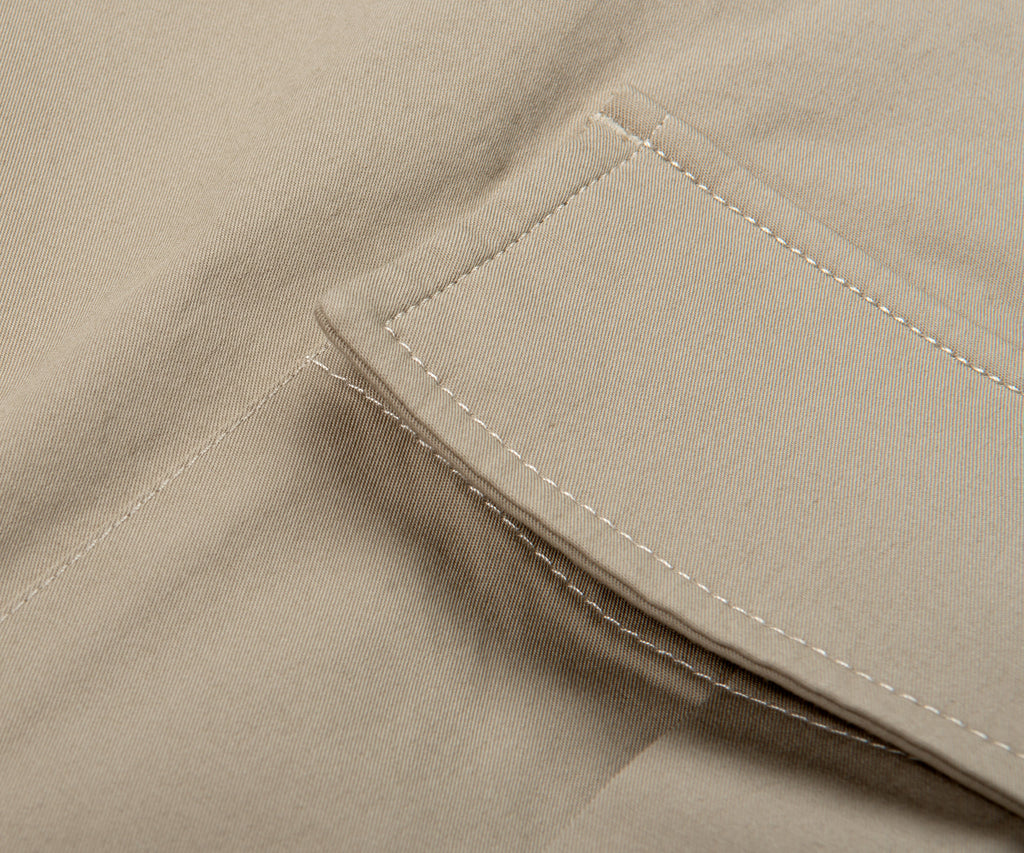 Moncler Gabardine Cargo Trousers light Beige