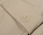 Moncler Gabardine Cargo Trousers light Beige